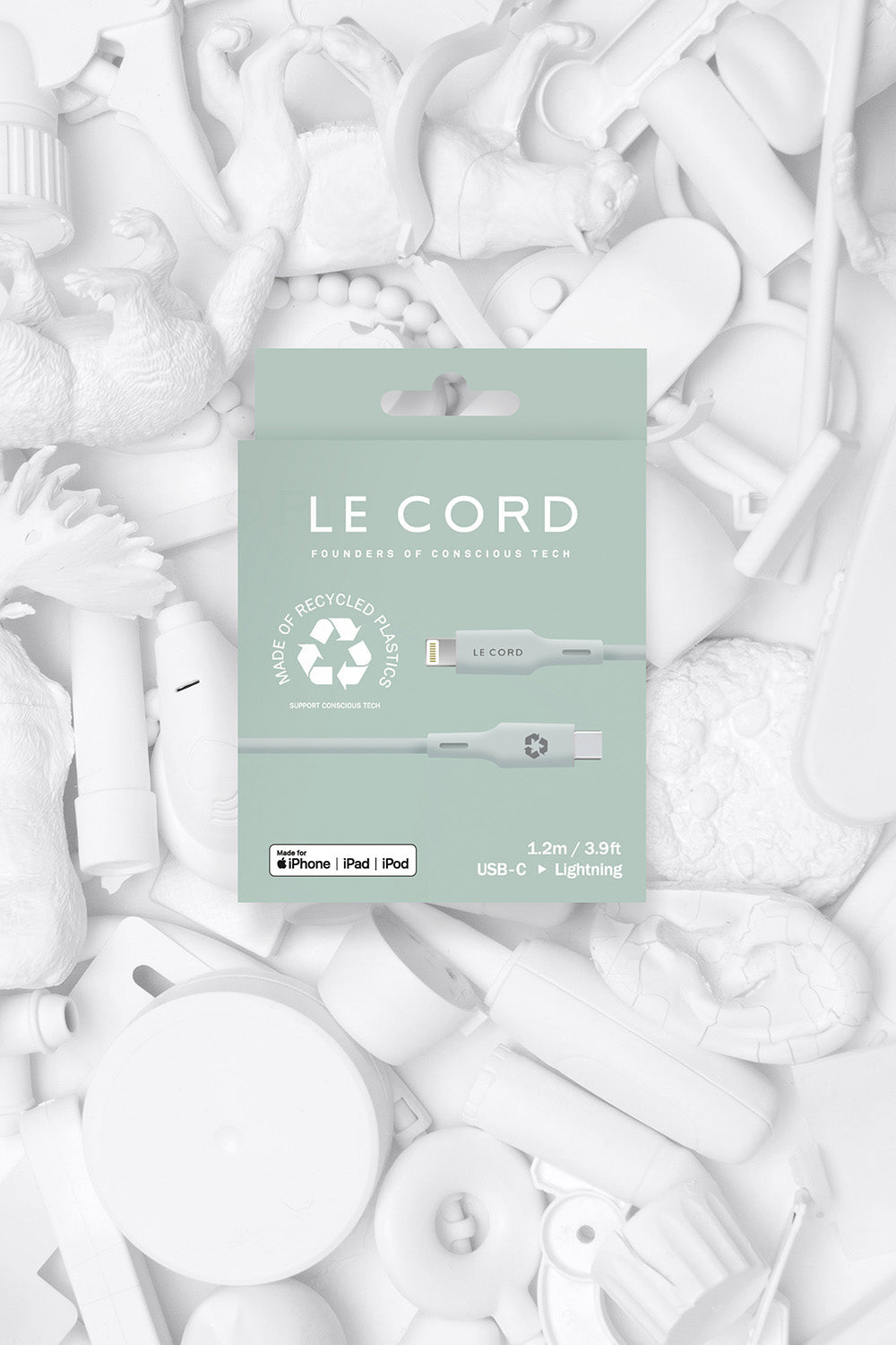 Cable iPhone Lightning a USB-C - Carga Rápida y Ecológico - 1.2m
