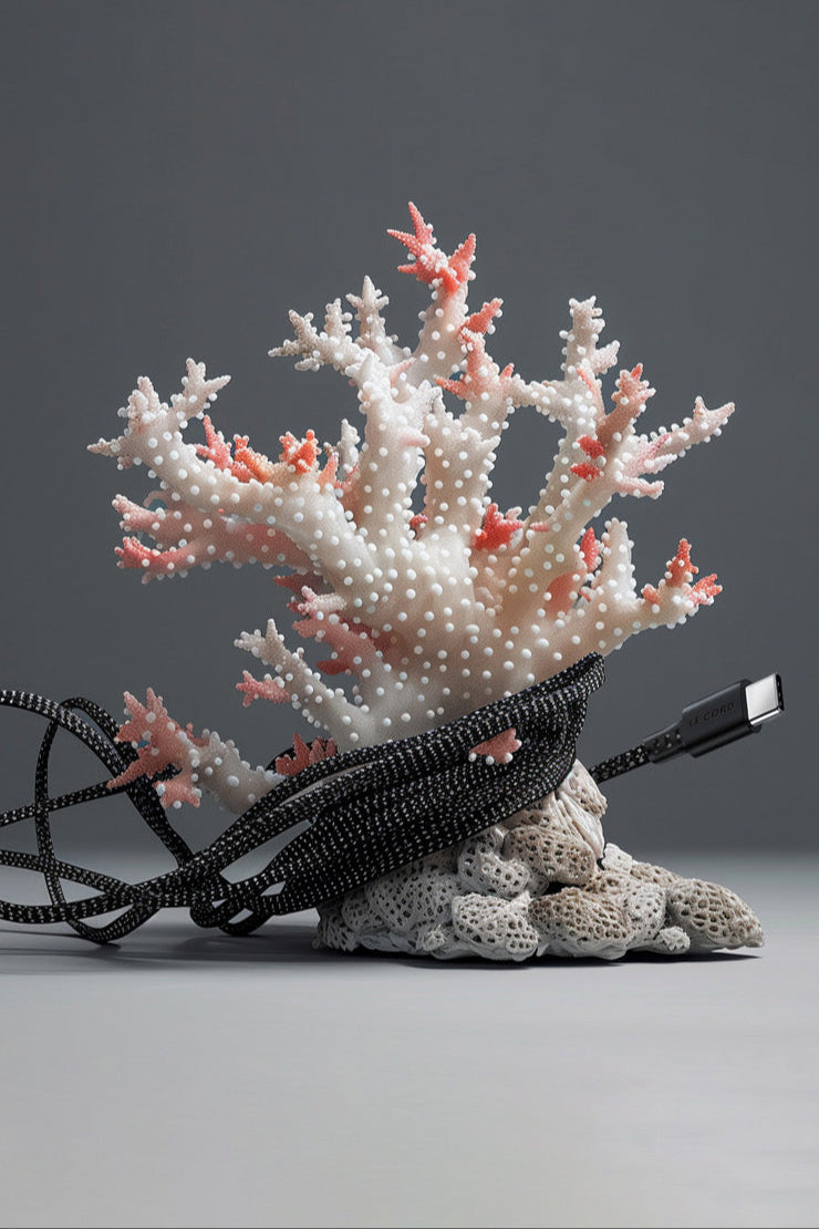 USB Sea Black · Type C · 100W · 2 meter · Made of recycled fishing nets-1