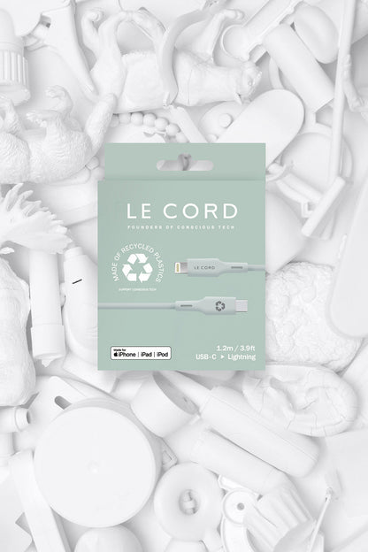Cable iPhone Lightning a USB-C - Carga Rápida y Ecológico - 1.2m